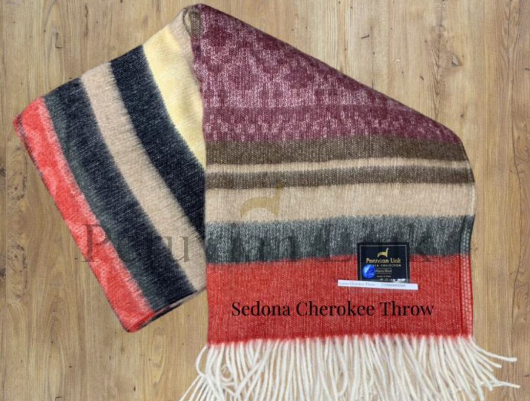 Cherokee Alpaca & Wool Throw Cherokee Alpaca & Wool Throw